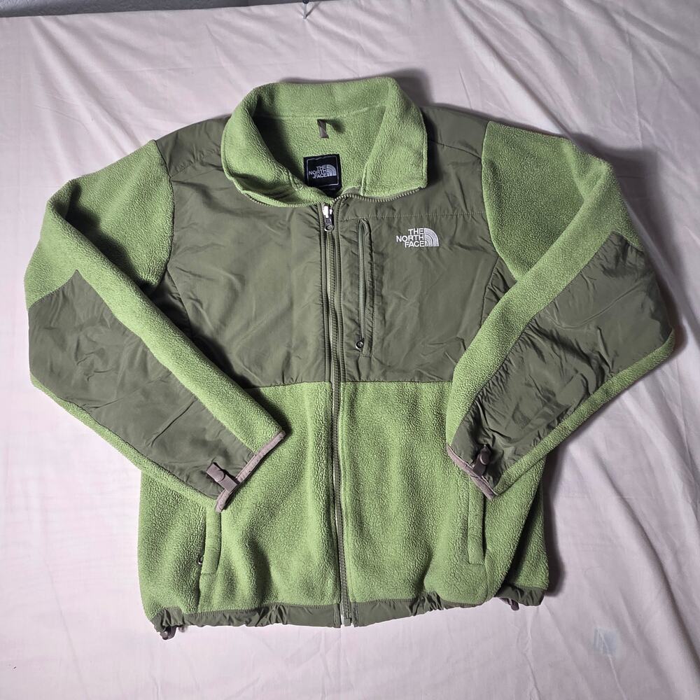 Vintage The North Face Denali Fleece Jacket Women's Large Olive Sage Green